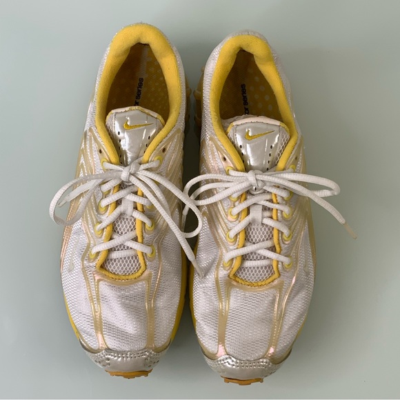 Nike Zoom Air Vapor series running iridescent trim sneaker white yellow SZ 7 EUC - Picture 12 of 16